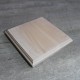 naturbelassener Holzsockel für 3d Handabdruck oder Fußabdruck