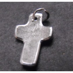 Fingerabdruck Schmuckanhänger Kreuz aus Silber