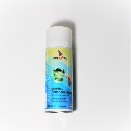 (43,17€/l) Universal Decorlack- Spray farblos glänzend, 400 ml
